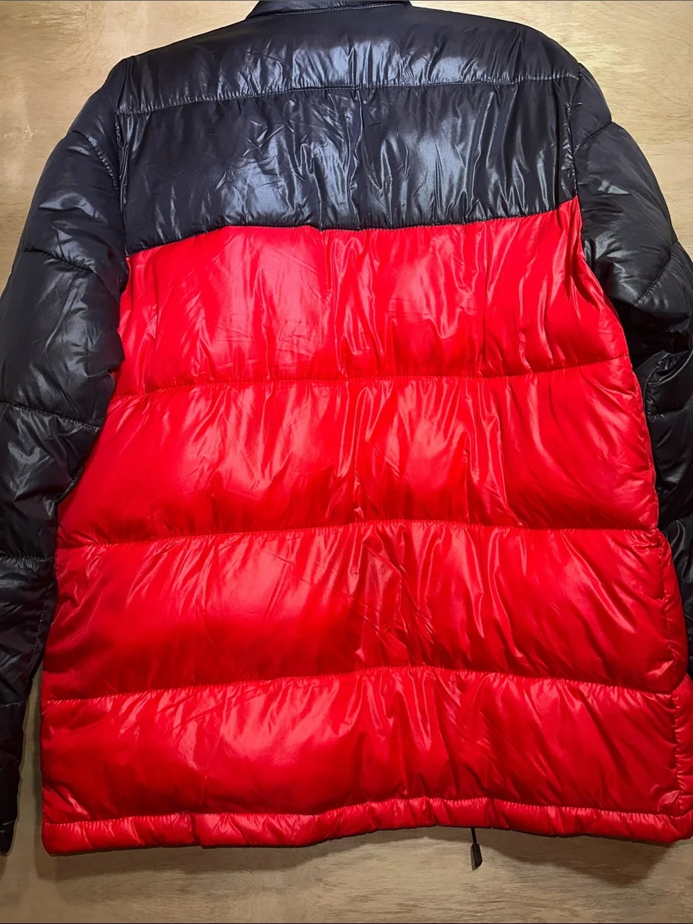 Columbia Men's Black & Red Insulated Puffer Jacket with Omni Heat Small
